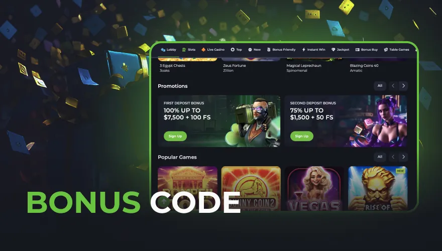 available bonus code for users