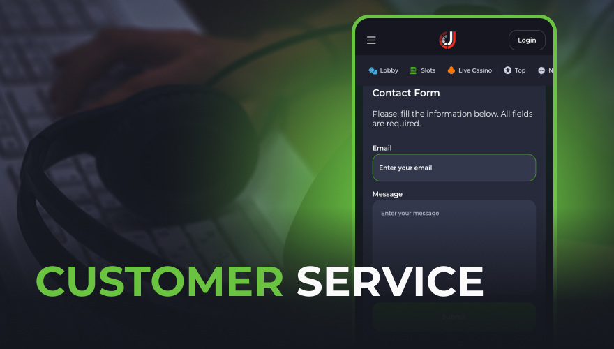 customer service in app for users