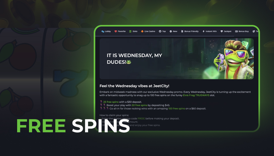 get offer free spins