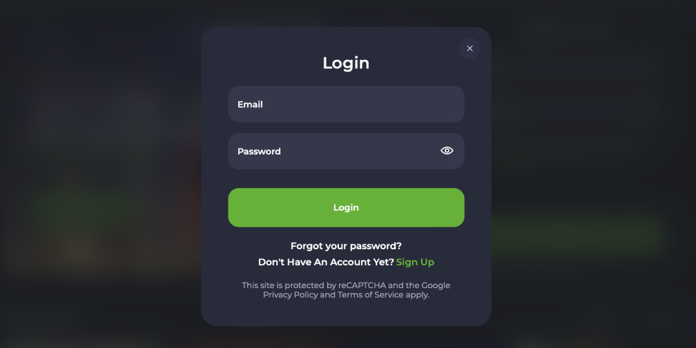 login to your account