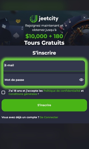 app entrez vos informations