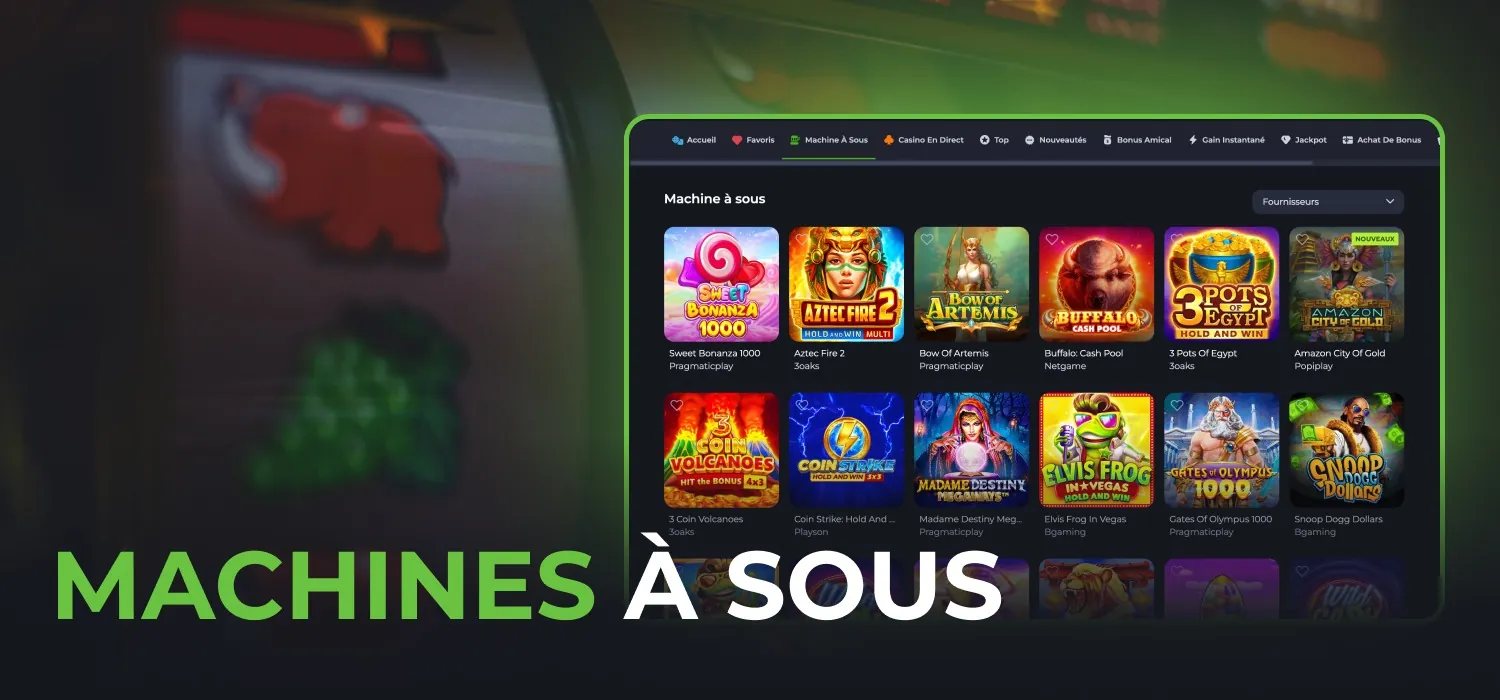 meilleure plateforme pour les machines &agrave; sous
